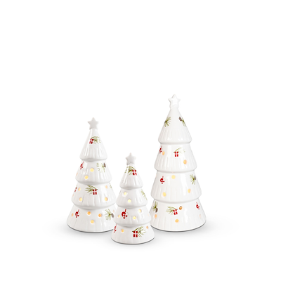 Det Gamle Apotek juletræ med LED 3 stk.