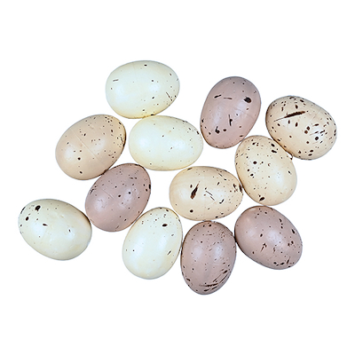 Det Gamle Apotek påskeæg hvid H18 cm 12 stk