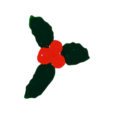 Det Gamle Apotek vinduesmaling inklusiv skabeloner med julemotiver