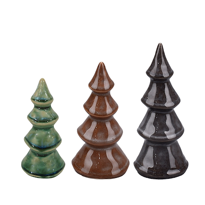 Det Gamle Apotek juletræer multifarvet 3 stk.