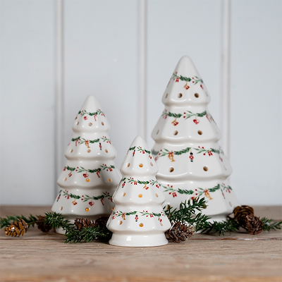 Det Gamle Apotek juletræ med LED lys 3 stk.