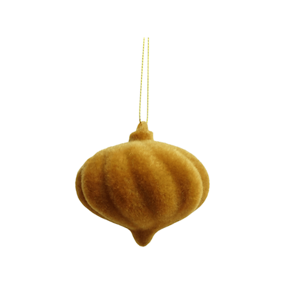 Det Gamle Apotek julekugle 2 stk. brun