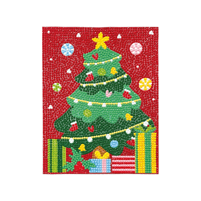 Det Gamle Apotek diamant malesæt med juletræ