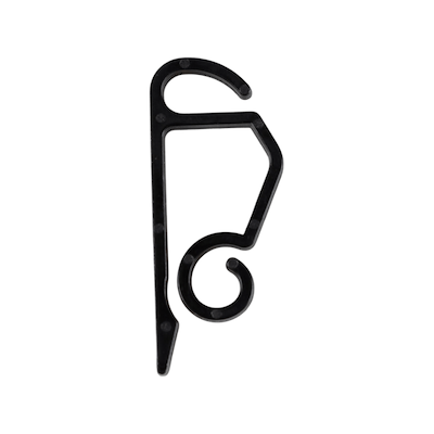 Det Gamle Apotek lyskædekroge til tagrende 24 stk. sort