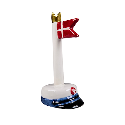 Det Gamle Apotek blå student bordflag H 12 cm