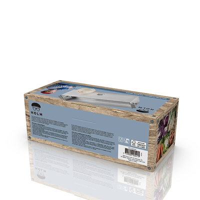 Holm rullepølsepresse rustfrit stål 21x10 cm