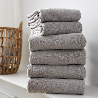 Södahl Organic Comfort vaskeklud light grey 30x30 cm