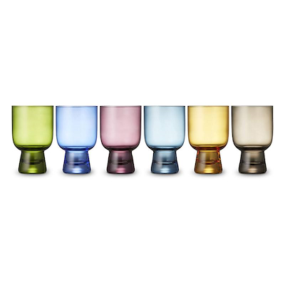 Lyngby glas tumblerglas multifarvet 30 cl