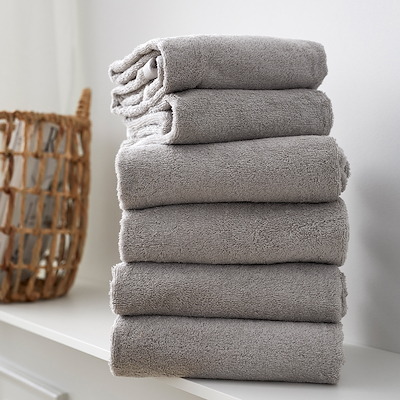 Södahl Comfort Organic Håndklæde Light Grey 40x60 cm