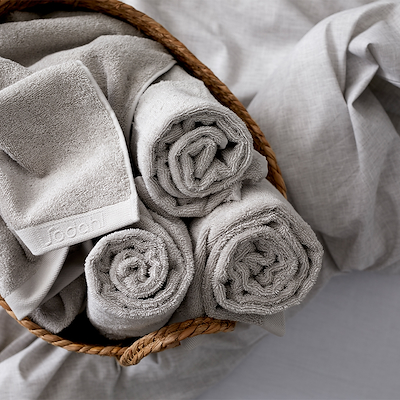 Södahl Organic Comfort håndklæde light grey 50x100 cm