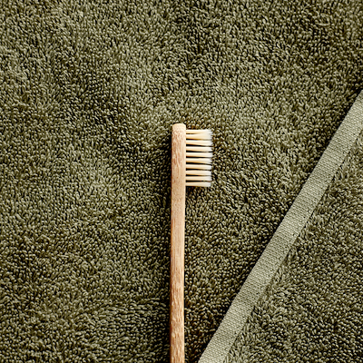 Södahl Organic Comfort vaskeklud khaki 30x30 cm