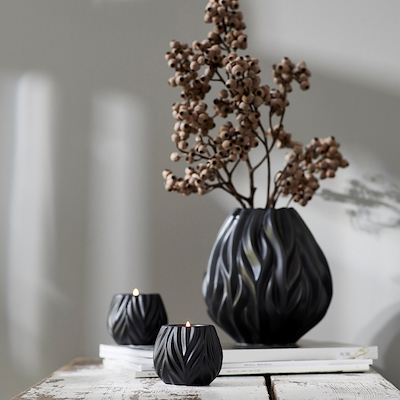 Morsø Flame vase sort 19 cm