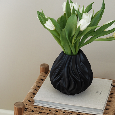 Morsø Flame vase sort 23 cm
