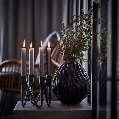 Morsø Flame vase sort 23 cm