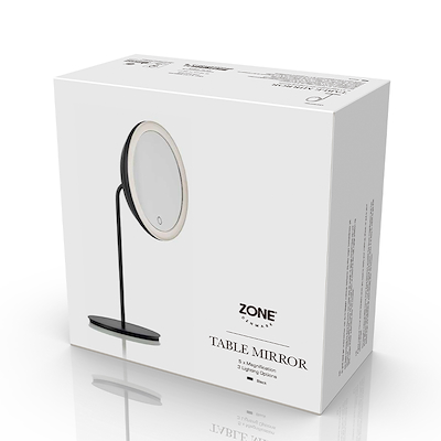 Zone bordspejl black 18x34 cm