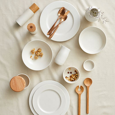 Bitz tallerken creme 22 cm