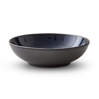 Bitz pastaskål sort/blå 20 cm
