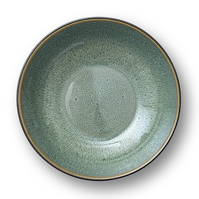 Bitz pastaskål sort/grøn 20 cm