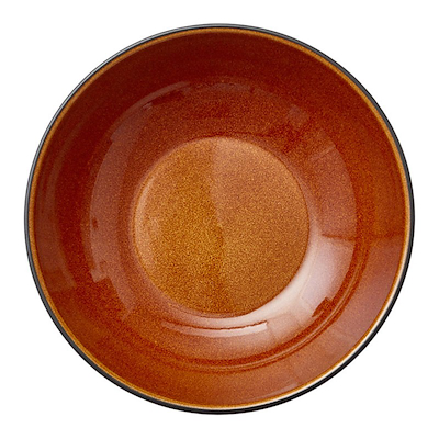 Bitz pastaskål sort/amber 20 cm
