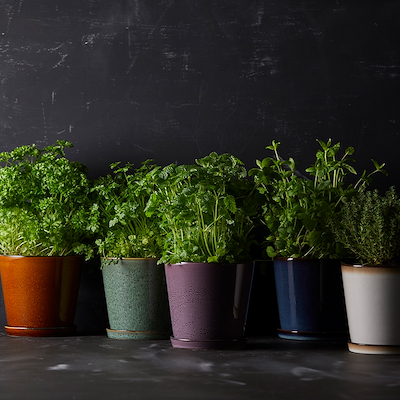 Bitz urtepotteskjuler stentøj mørkeblå Ø14 cm