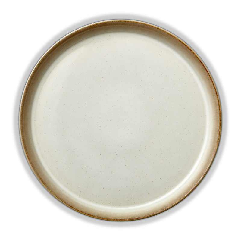 Bitz Gastro flad tallerken creme 27 cm