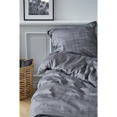 Södahl Clear sengesæt grå 140x200 cm