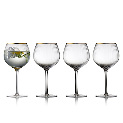 Lyngby Glas Palermo gin og tonic glas 4 stk. 65 cl 