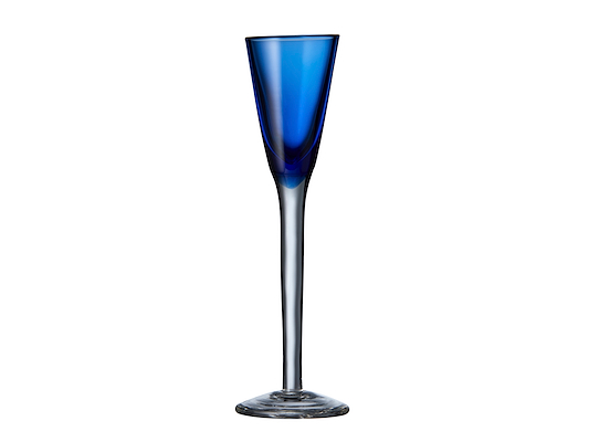 Lyngby Glas snapseglas 6 stk. blå