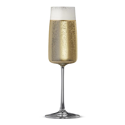 Lyngby Glas Krystal Zero champagneglas 30 cl 4 stk.