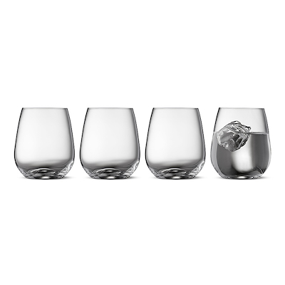 Lyngby Glas Zero vandglas 4 stk. 41 cl