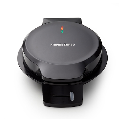 Nordic Sense vaffeljern sort 1000 watt