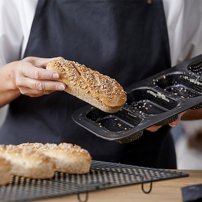 Blomsterbergs sandwich bageform stål 35 cm