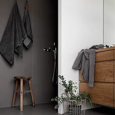 Zone Inu spahåndklæde grey 70x140 cm