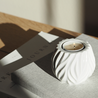 Morsø Flame fyrfadsstager grå 2 stk.