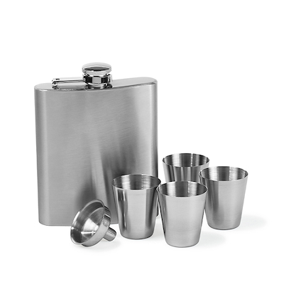 Funktion lommelærkesæt stål 200 ml 6 stk