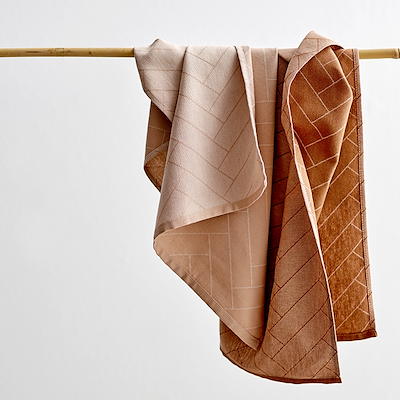 Södahl Tiles viskestykke beige 50x70 cm