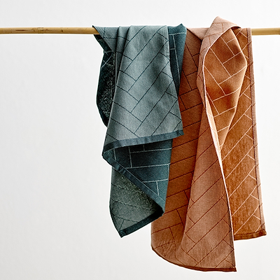 Södahl Tiles viskestykke beige 50x70 cm