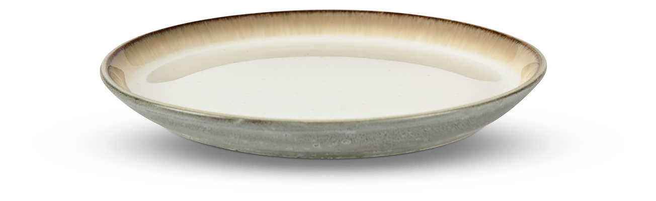 Bitz Gastro tallerken grå/creme 17 cm