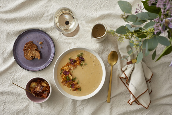 Bitz Gastro tallerken sort/lilla 17 cm