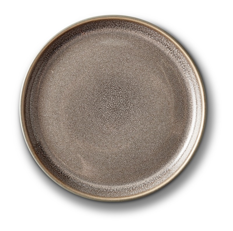 Bitz Gastro flad tallerken grå/grå 17 cm