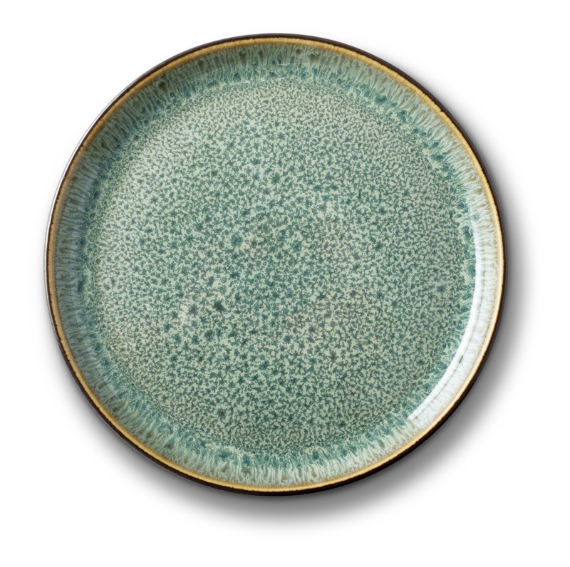 Bitz Gastro tallerken sort/ grøn 17 cm
