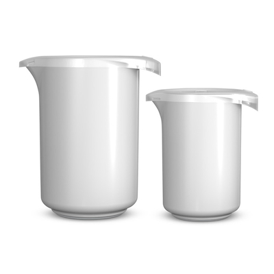 Rosti mixkandesæt med låg hvid 2 stk.