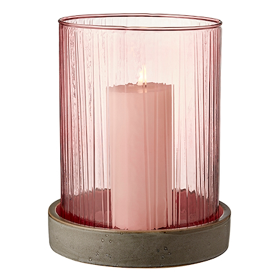 Bitz Hurricane Med LED Lys Pink 24 cm