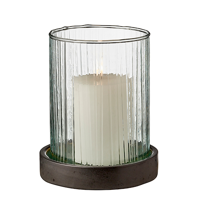 Bitz Hurricane lysestage grøn H17 cm