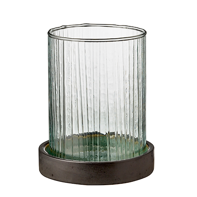 Bitz Hurricane lysestage grøn H17 cm