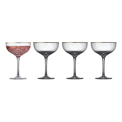 Lyngby glas Palermo cocktailglas glas 31,5 cl 4 stk.