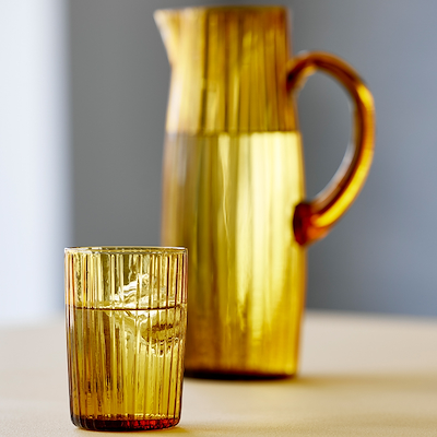 Bitz Kusintha vandglas amber 28 cl