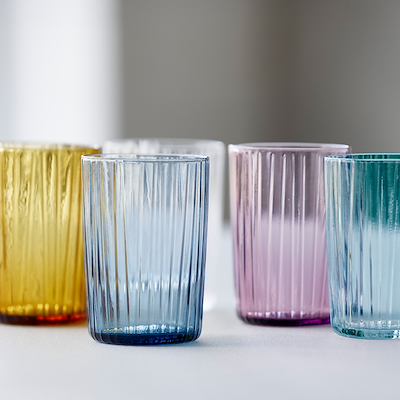 Bitz Kusintha vandglas amber 28 cl