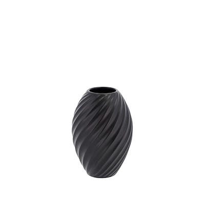 Morsø River vase sort 16 cm