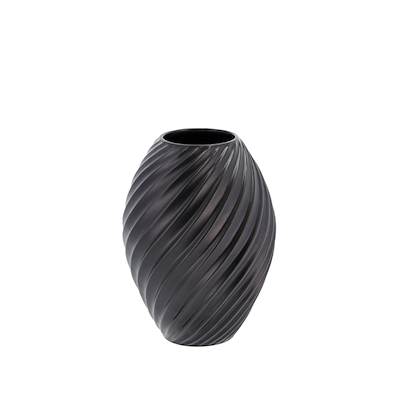 Morsø River vase sort 21 cm